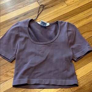 Women's Purple Crop Top